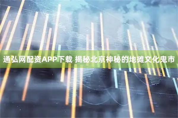 通弘网配资APP下载 揭秘北京神秘的地摊文化鬼市